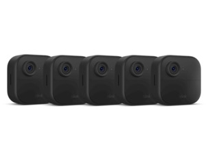 Security: Blink Outdoor 4 Security Camera Black - 5 pack - HD 1080p - Wire Free
