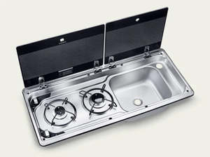 Dometic 2 Burner & Sink Combo & Swivel Mixer