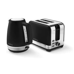 Sunbeam Chic Collection Breakfast Pack Up Toaster + Kettle - Black