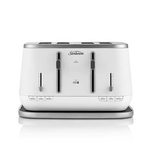 Gifts For Her: Sunbeam Kyoto 4 Slice Toaster - White