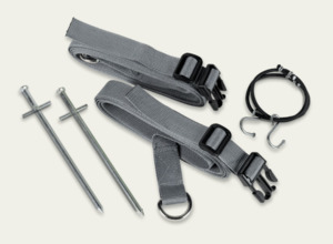 40 60: Dometic Storm Tie Down Kit Gray