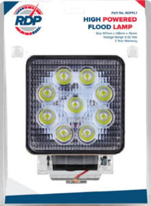 Rdp: RED DOG HIGH POWERED SQUARE FLOOD LAMP RDPFL1