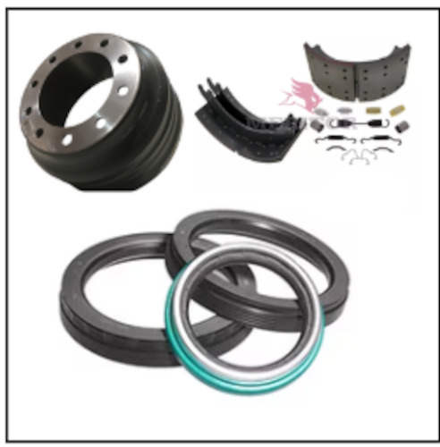 Brake Parts Collection: REAR AXLE Brake Reline Kit -4707Kit-