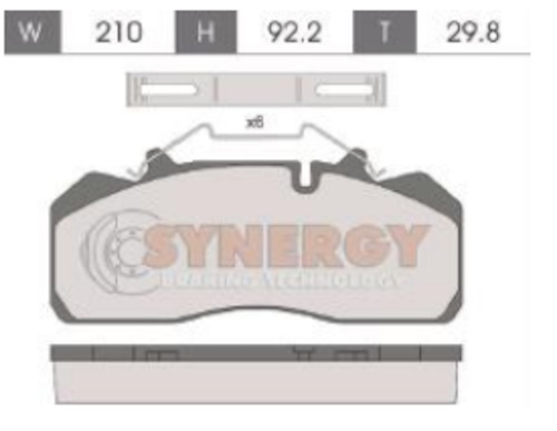 Trailer Accessories: PAN 19 BRAKE PADS