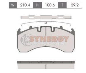 Trailer Accessories: ELSA 195 BRAKE PADS