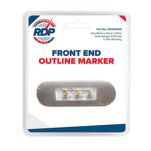 Rdp: RED DOG WHITE REAR END MARKER RDP86WM