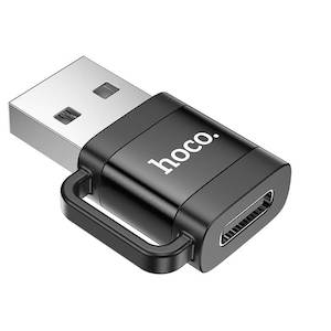 hoco USB-A to USB Type-C Universal Compatibility Data & Charging Adapter UA31D