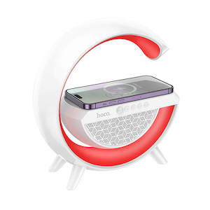 Chargers Power Accessories: hoco. Smart Ambient Light BT Speaker Wireless Charger DS43