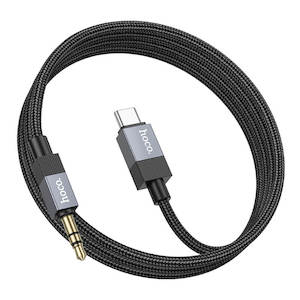 Cables: hoco Type-C to 3.5mm Audio Nylon Braided Cable 1m UPA32B