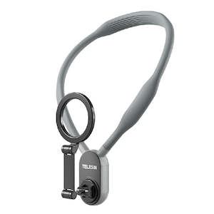 Telesin 360° Magnetic Neck Phone Mount Adjustable POV Holder for iPhone & Android