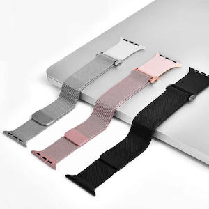 Mobie iWatch Classic Milan Metal & Leather Exquisite Strap Watch Band (42/44mm) WH5296