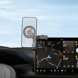 Car Phone Holder: Acefast Semi-Transparent Magnetic Head Aluminum Retractable Arm Car Holder D43