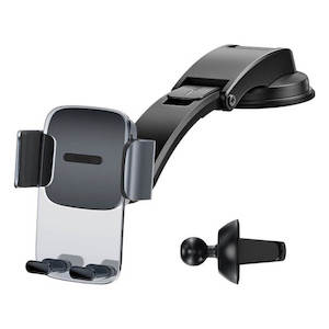 Car Phone Holder: Baseus 2-in-1 Easy Control Pro Car Holder Dashboard/Air Outlet