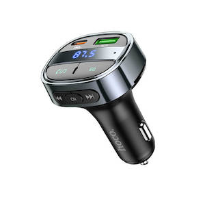 Bluetooth Transmitter: hoco. PD30W+QC3.0 In Car Bluetooth Wireless FM transmitter E70