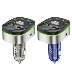 hoco. QC3.0 18W In-Car Audio Wireless Bluetooth FM Transmitter E71
