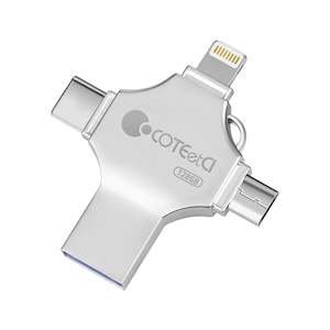 Usb Flash Drives: Coteci 128GB/64GB/32GB 4 Interface High Speed Flash Drive U-70