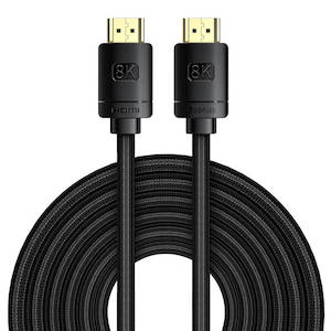 Connection Cables: Baseus High Definition Series HDMI 8K to HDMI 8K Adapter Cable 2m