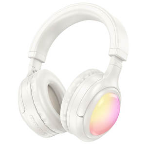 Wireless Headphones: hoco. Bluetooth Headset with 46 Hours Playtime and RGB Lights W48