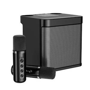 Speakers: Mobie Portable Karaoke Bluetooth Speaker With 2 Wireless Microphone