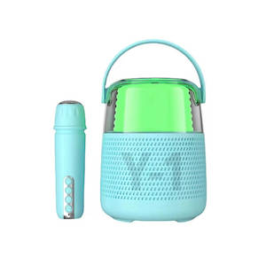 Speakers: Mobie Mini Portable Handheld Bluetooth Karaoke Speaker with Microphone Y-1