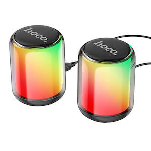 Party Speakers: hoco. Colorful Bluetooth Wired 2-in-1 Computer Speaker BS56