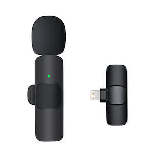 Mircophone: Mobie Plug-Play Wireless Lavalier Microphones for iPhone iPad Lightning Ports K9