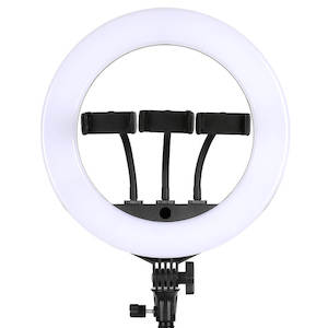 HQ 14 inch(33cm) LED Soft Ring Light with 3 Phone Holders