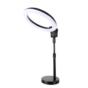 Ring Lights: HQ 12 inch(30cm) LED Soft Ring Light Desktop Stand & Phone Holder