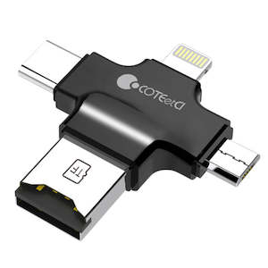 Storage Memory: Coteci Powerful TF 4-in-1 Card Reader CS5125