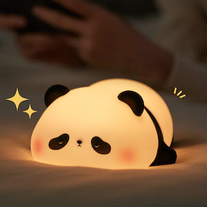 Lights: Mobie Rechargeable Panda Silicone Lamp Soft Touch Light