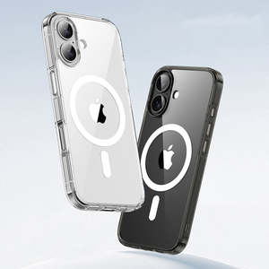 iPhone 17 Aurora Magsafe Series Crystal Transparent Phone Case