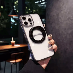 iPhone 16 Pro Max 360° Rotating Magnetic Ring Stand Case