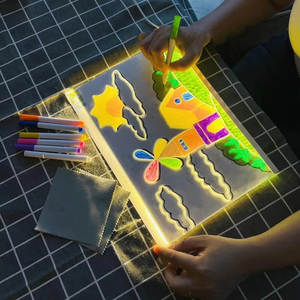 Lights: Mobie LED Acrylic Board With Warm Light For Writing And Drawing