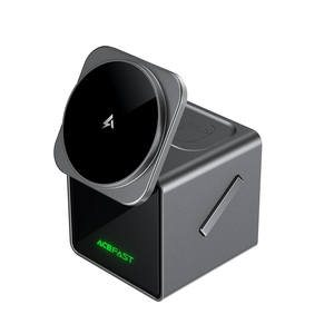 Acefast 3 in 1 Qi Wireless Charger Station with Retractable Cable for Apple Watch E34