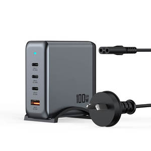 VFAN PD 100W 4 in 1 GaN Fast Charger Station with 1.8m AC Power Cord AU9