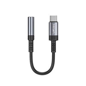 Cables: VFAN Type-C to 3.5mm Audio Adapter L12-C