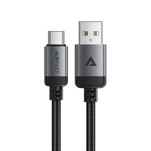 Acefast USB-A to USB-C 3A Fast Charging Aluminum Alloy Braided Data Cable 1.2m