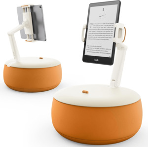 SAIJI 360° Rotating Wide Compatibility Phone Tablet Soft Pillow Holder Stand U3