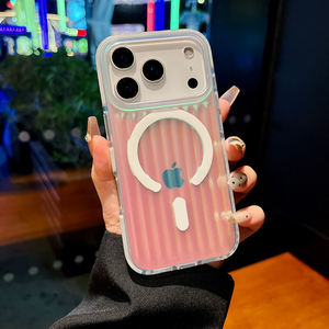 iPhone 14 Corrugated Glitter Series Magsafe Phone Case