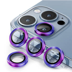 iPhone 13 9H Multicolor Tempered Glass Individual Camera Lens Cover Protector