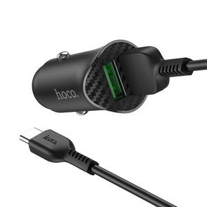 Hoco 18W Dual USB-A Port Fast Car Charger Z39