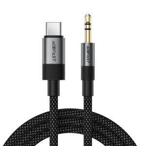 Cables: Acefast USB-C to 3.5mm Audio Nylon Braided Cable 1m J11