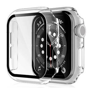 Apple Watch All-Round Clear PC Case with Glass Screen Protector 44mm