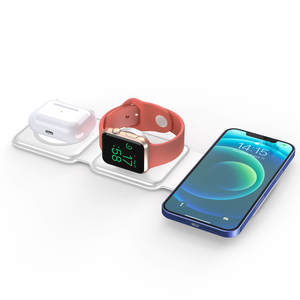 Chargers Power Accessories: Mobie Magnetic Foldable 3 in 1 Wireless Chargeing Station
