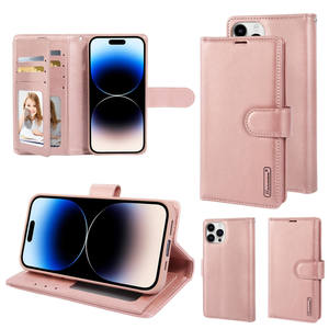 Phone Cases: Hanman Mila Series Leather Dual Wallet Compatible with Samsung S24 Plus 2024 Case