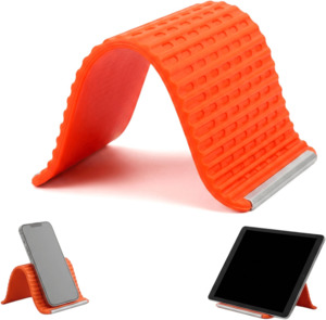 Mount Holders: Mobie Portable Bendable Silicone Aluminum Phone Tablet Laptop Holder