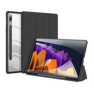 Samsung Galaxy Tab S7 Elysian Series Luxury PU Leather Tablet Case Stand with Pen Slot