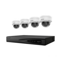 Products: HIKVISION 4-ch 1U 4 PoE 4K NVR DS-7604NI-Q1/4P + DS-2CD1143G0-I 2.8mm 4