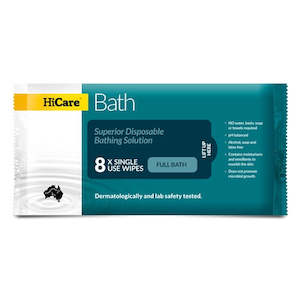 Bathroom Toilet: HiCare Bath Wipes