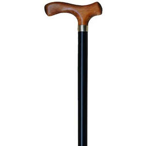 Crutches Canes: Cherry / Black Fritz Timber Cane